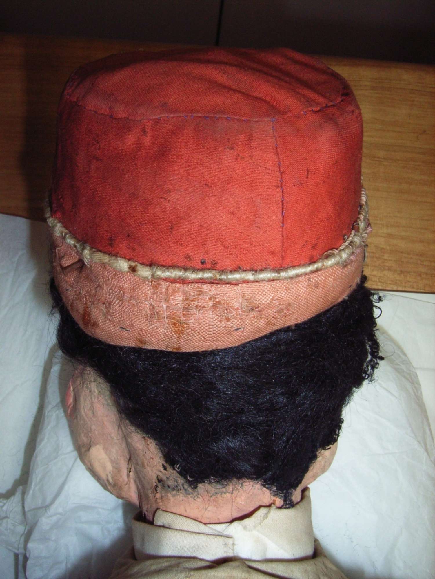 Cappello dopo il restauro